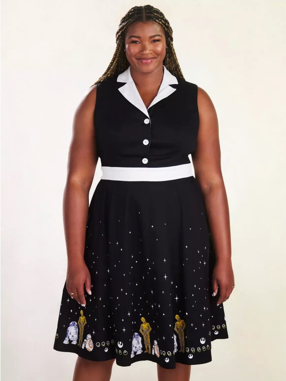 Her Universe Star Wars Droid Retro Dress Size 2X